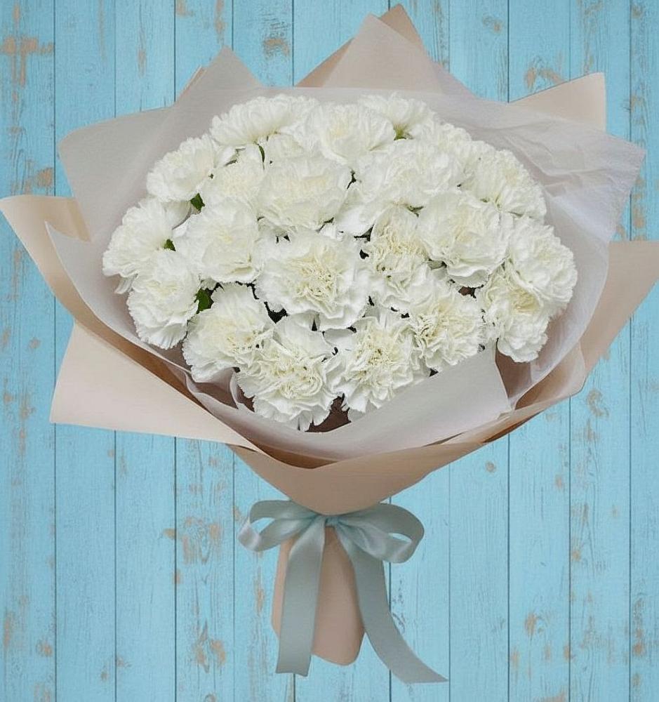 Букет цветов из: Гвоздики в Каменномостский