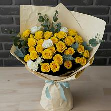 Букет цветов из:  Розы #REPLACE_PRED# Каменномостский