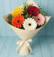 Букет цветов из:  Герберы в Каменномостский