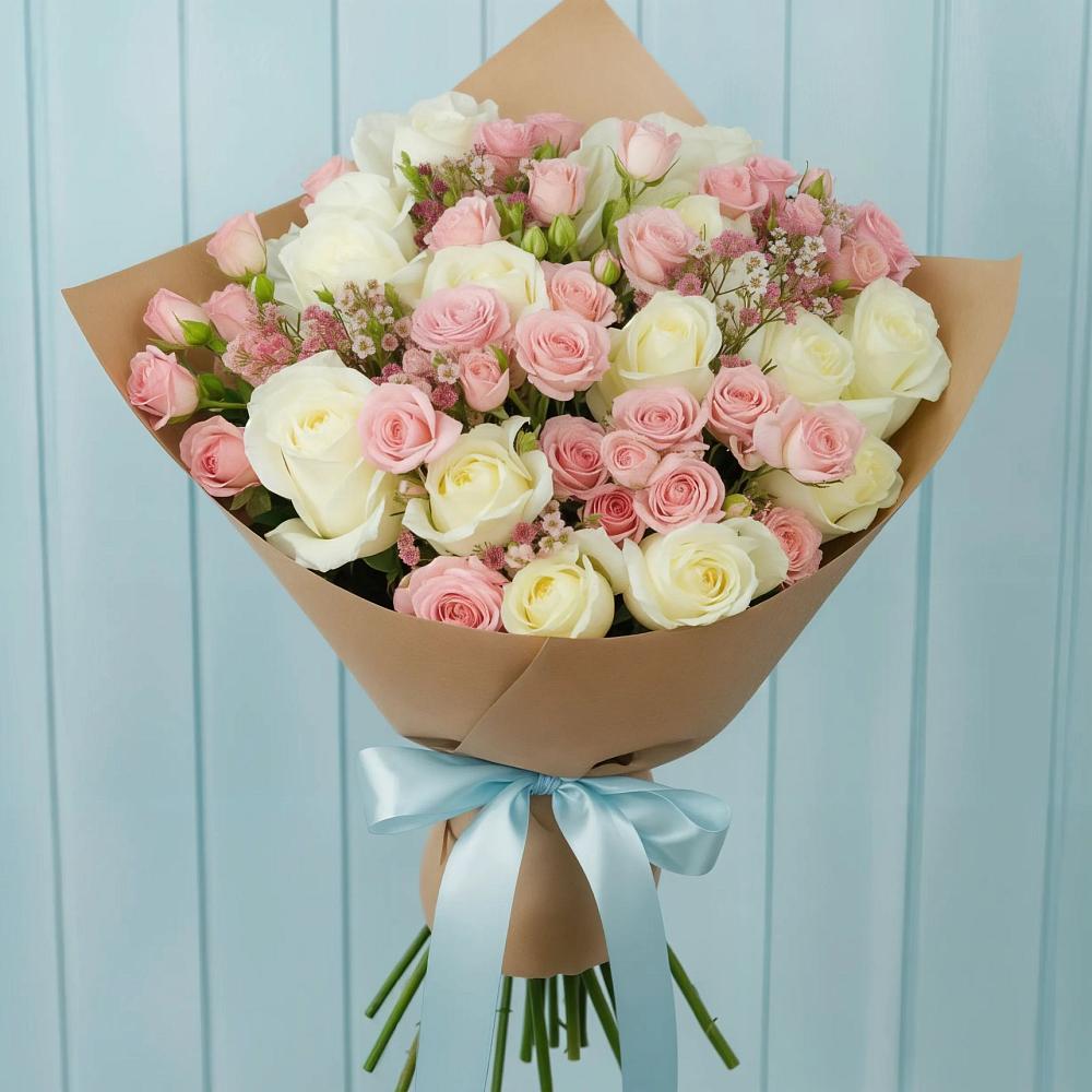 Букет цветов из: Розы в Каменномостский