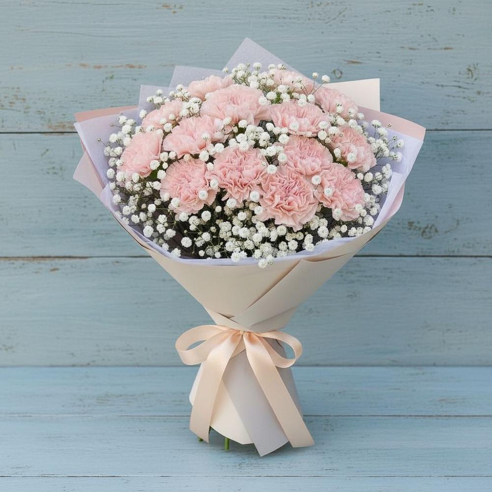 Букет цветов из: Гвоздики в Каменномостский