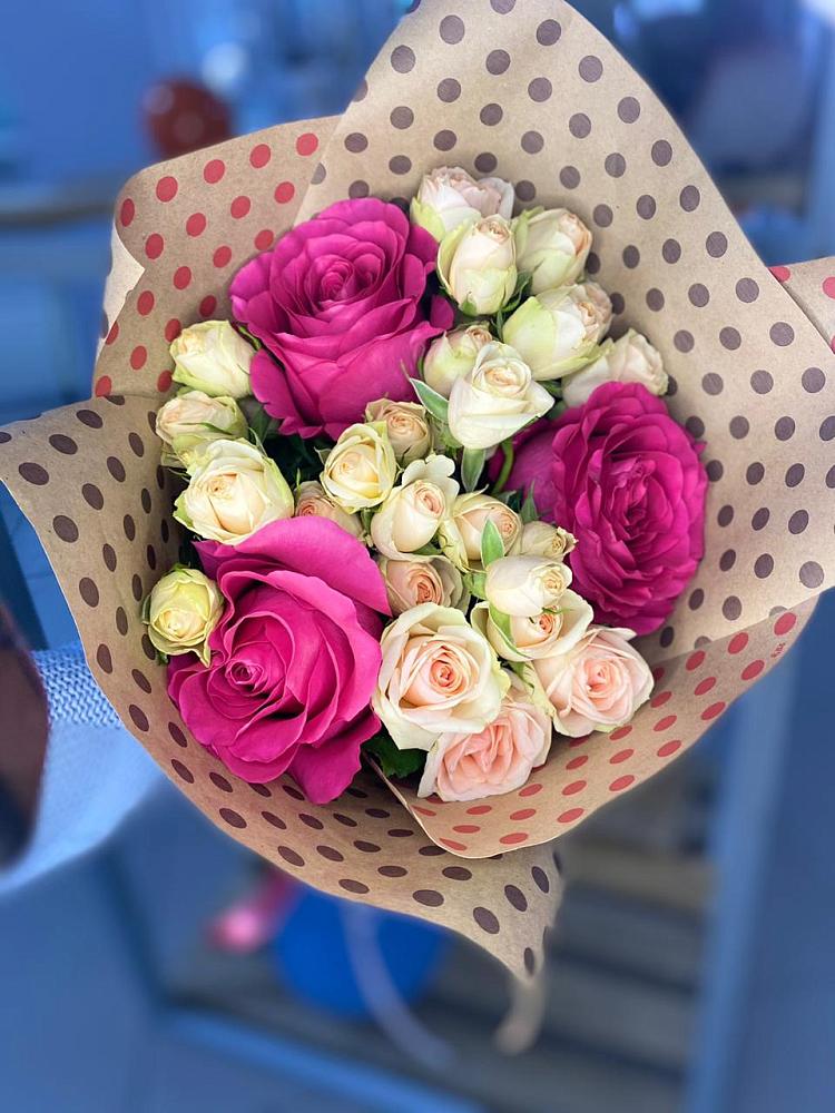 Букет цветов из: Розы в Каменномостский