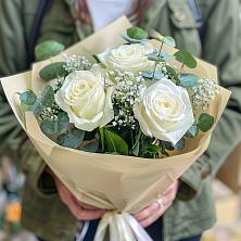 Букет Нежные грёзы в Каменномостский Букет цветов из: Розы в Каменномостский