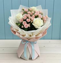Букет цветов из:  Розы в Каменномостский