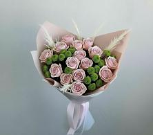 Букет цветов из:  Розы и Хризантемы #REPLACE_PRED# Каменномостский