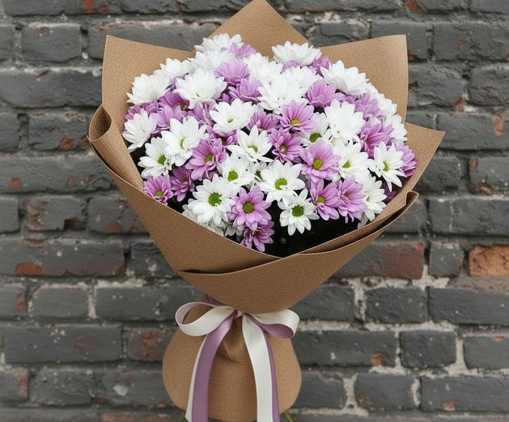 Букет цветов из: Хризантемы в Каменномостский