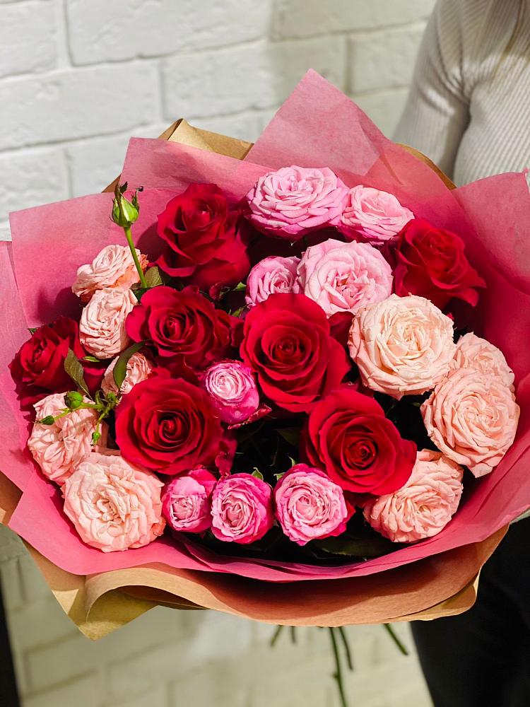 Букет цветов из: Розы в Каменномостский