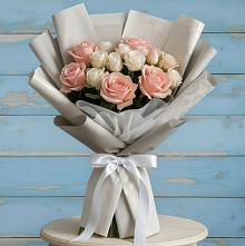 Букет цветов из:  Розы #REPLACE_PRED# Каменномостский