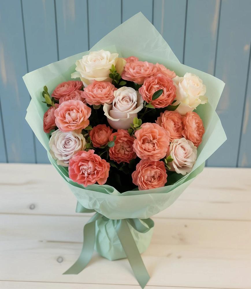 Букет цветов из: Розы в Каменномостский