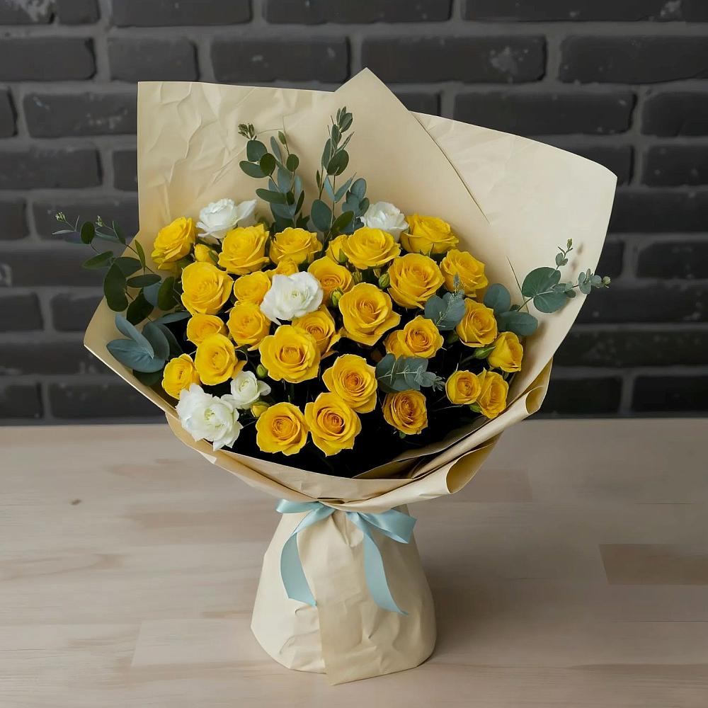 Букет цветов из: Розы в Каменномостский