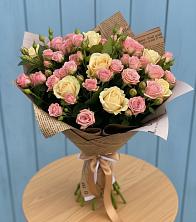 Букет цветов из:  Розы в Каменномостский