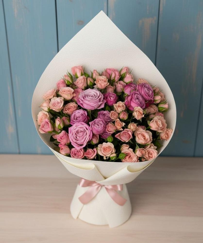 Букет цветов из: Розы в Каменномостский