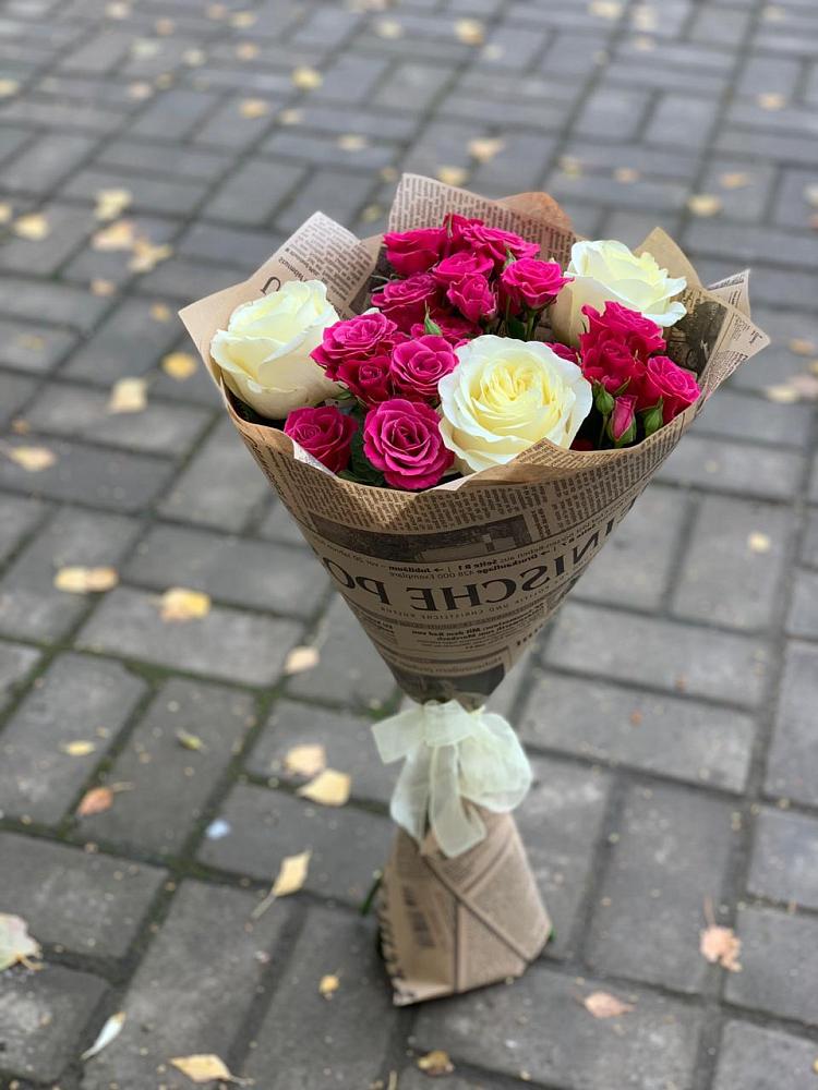 Букет цветов из: Розы в Каменномостский