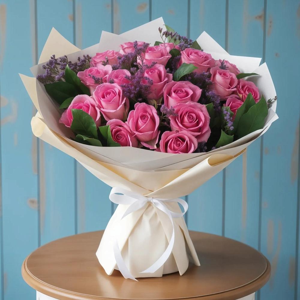 Букет цветов из: Розы в Каменномостский