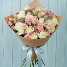 Букет цветов из:  Розы в Каменномостский